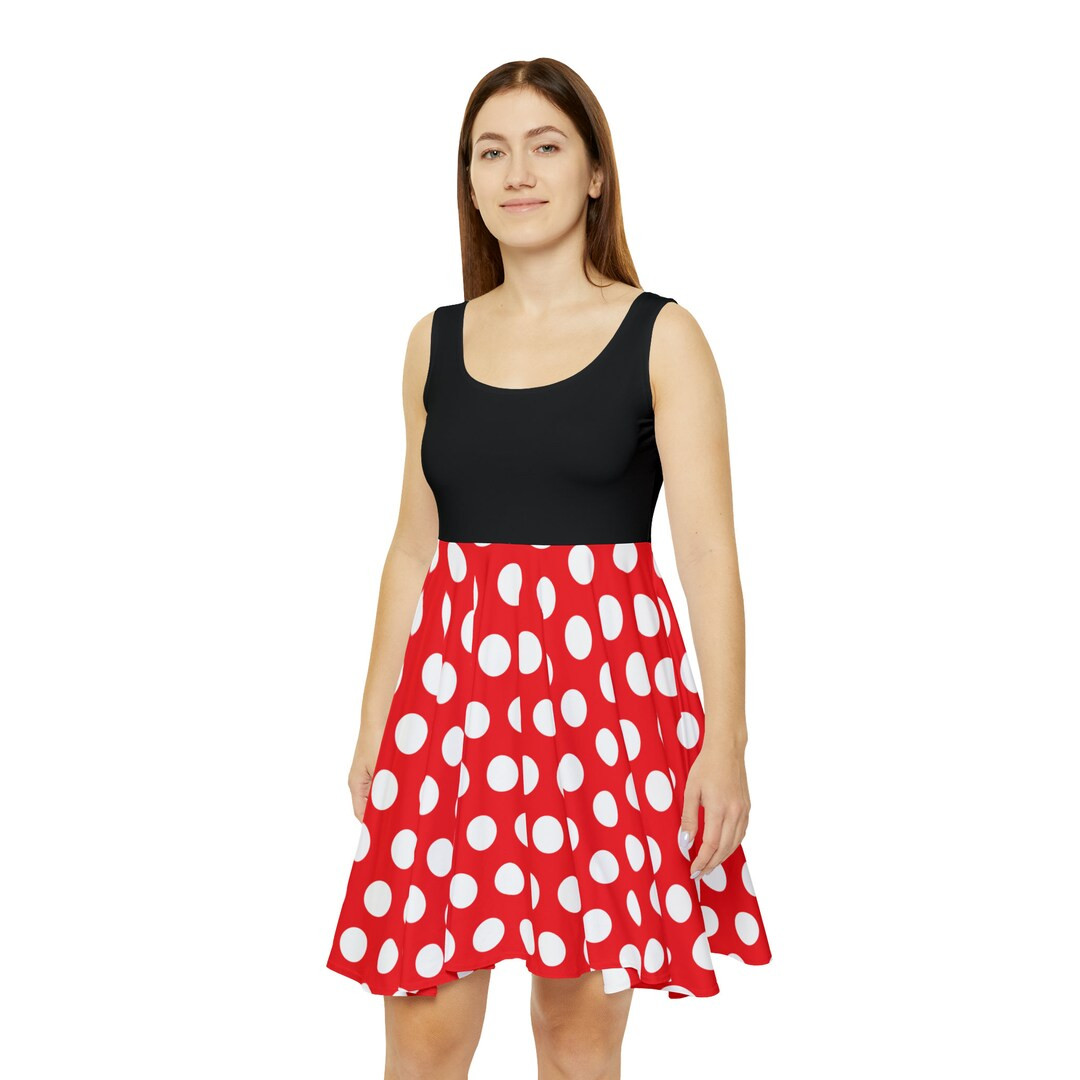 Minnie Mouse Inspired Women's Skater Dress | Etsy (US)