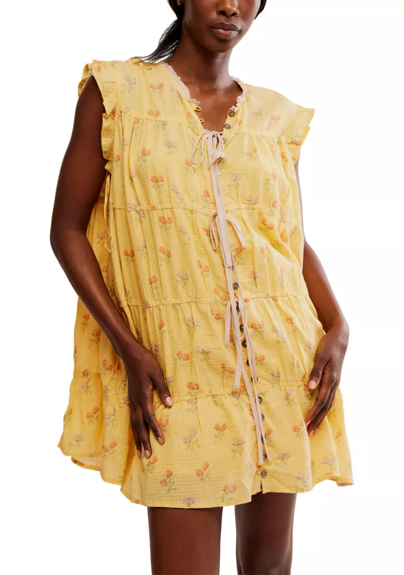 Sundown Print Tunic Dress | Belk