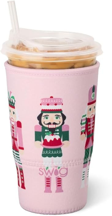 Swig Life Large Iced Cup Coolie, 30-32oz Iced Coffee Cup Insulator Sleeve with Handle, Neoprene I... | Amazon (US)