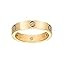 AoJun Fashion Classic 18K Gold Plated Titanium Steel Women Stacking Ring Best Gifts Couples Valen... | Amazon (US)