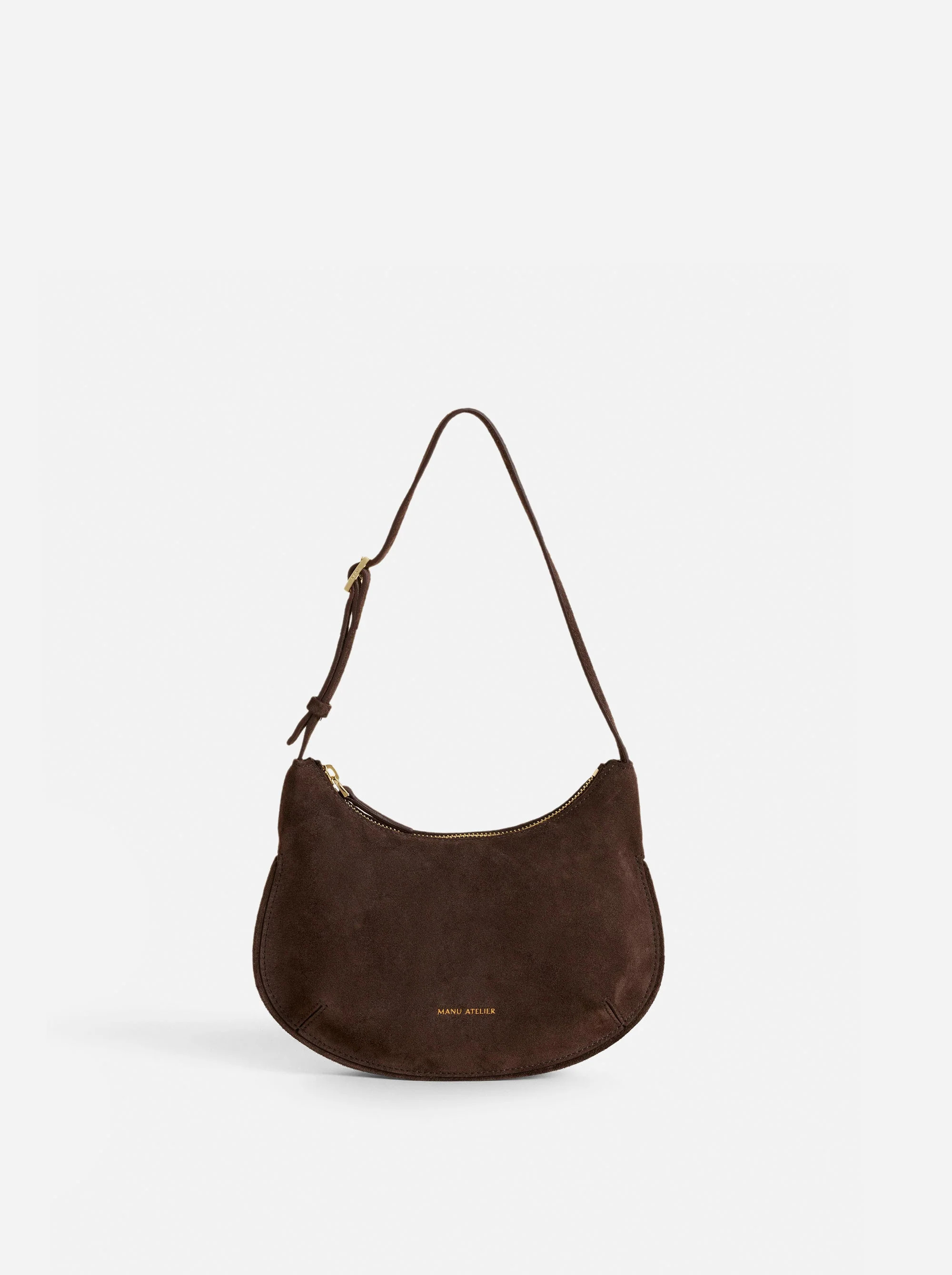 Ilda Deep Brown Suede | Manu Atelier