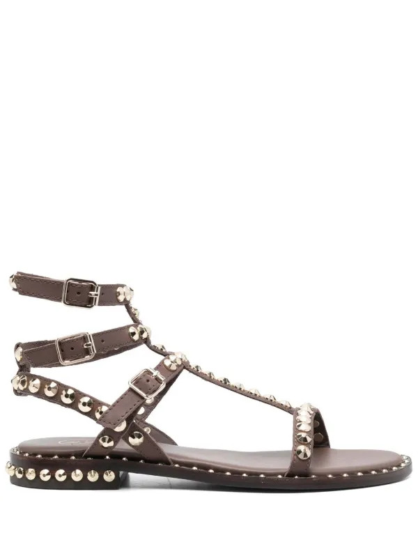 stud-embellished leather sandals | Farfetch Global