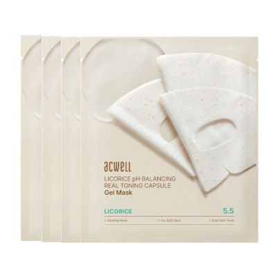 Shop ACWELL - Licorice pH Balancing Real Toning Capsule Gel Mask - 34g*4pcs  | STYLEVANA | Stylevana