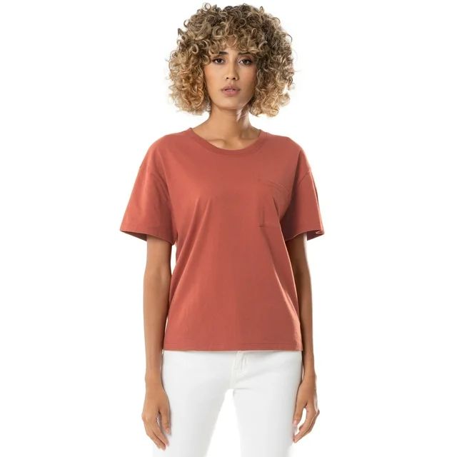 Time and Tru Women's Boyfriend T-Shirt | Walmart (US)