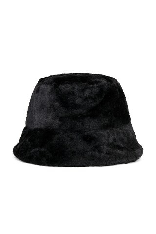 Faux Fur Bucket in Black | Revolve Clothing (Global)