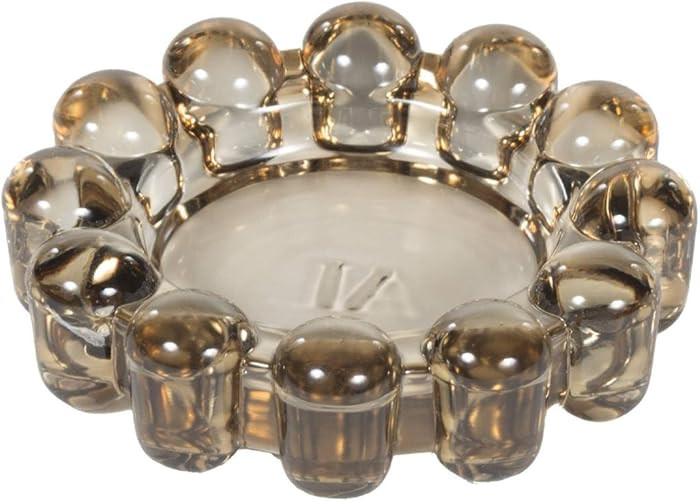 Alice Lane Bubble Candle Dish – Chic Smoky Glass Candle Dish for Home Decor – Decorative Mode... | Amazon (US)