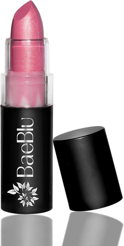 BaeBlu Organic Lipstick 100% Natural Hydrating Antioxidant-Rich, Made in USA, Precious Pink | Amazon (US)