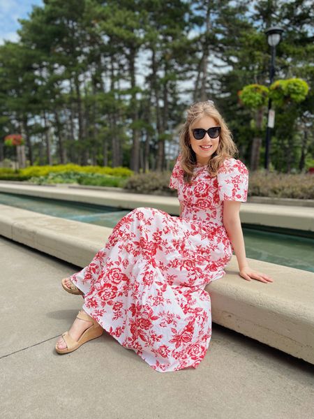 Red roses maxi dress from Chicwish!

#LTKSeasonal #LTKFind #LTKeurope