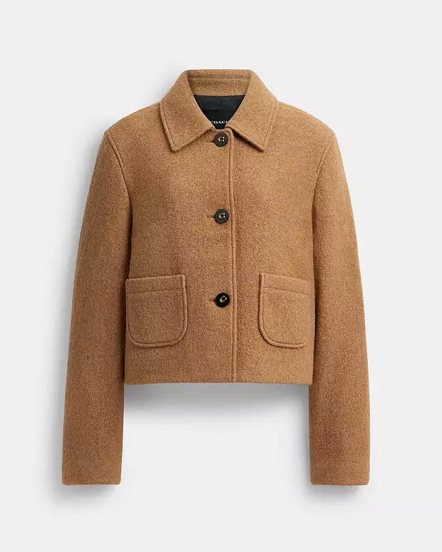 Short Wool Coat | Coach Outlet US