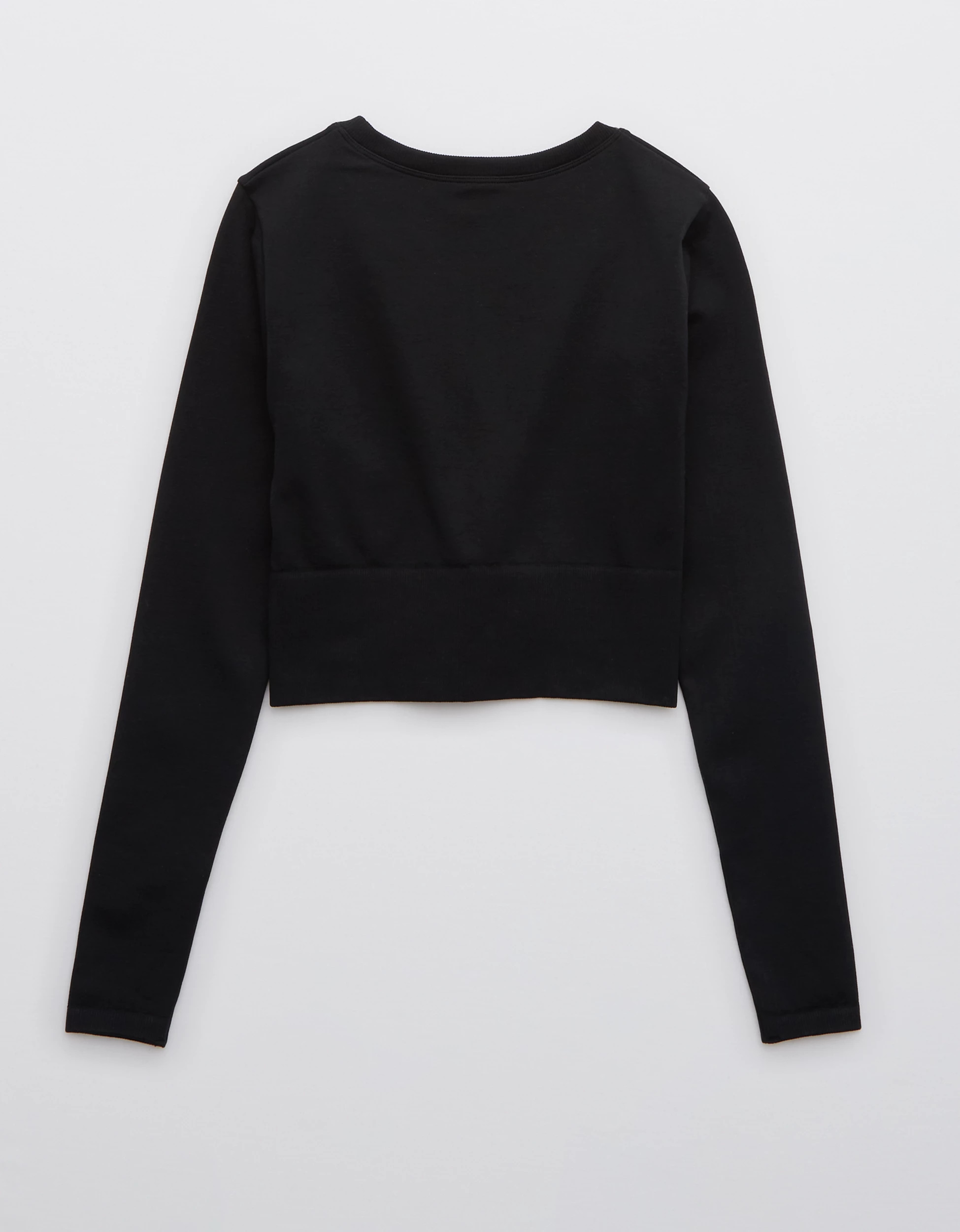OFFLINE By Aerie Sidewalk Seamless Long Sleeve Cropped T-Shirt | Aerie