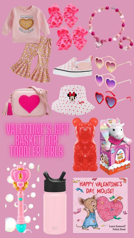 Valentines toddler girl gift basket ideas 

#LTKkids #LTKSeasonal #LTKfamily