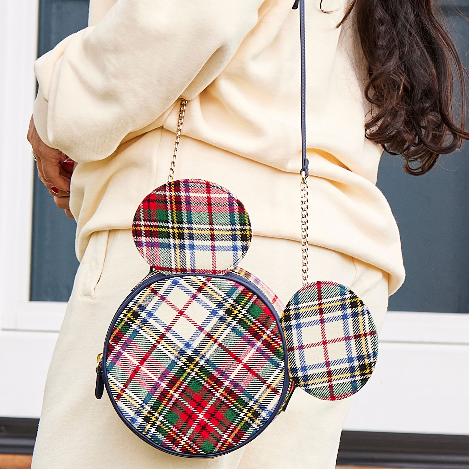 Plaid Mickey Mouse Crossbody Bag | Stoney Clover Lane