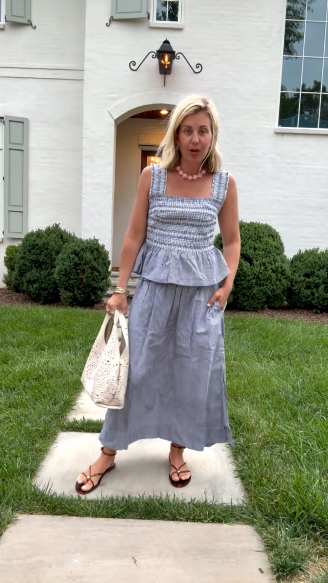 Another set that we are living in this summer! We’re wearing it together or separate and mixing and matching it with everything in our closets. 

Top - small
Skirt - xs 
Sandals- 8 tts 

*code Catherine20 at Allie + Bess

#LTKdayinmylife #LTKmomlife #LTKSeasonal