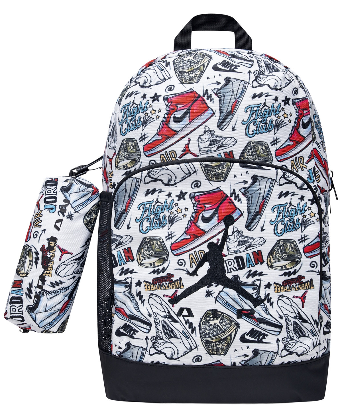 Jordan Kids' Air Raid Backpack - White | Macy's