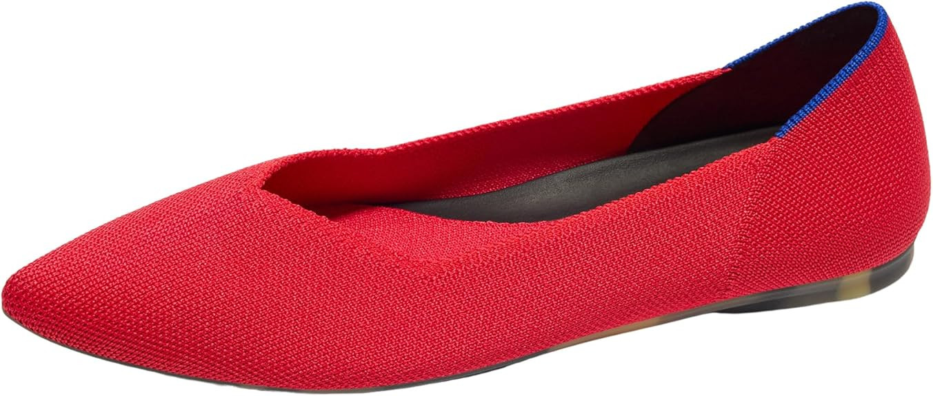 Rothy's The Point II, Pointed-Toe Women's Slip-On Ballet Flat with Cushioned Insole, Sustainable ... | Amazon (US)