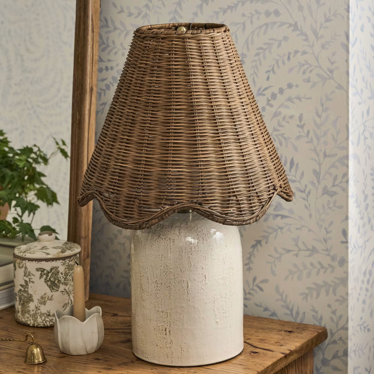 Farrah Table Lamp - Textured Cream | Magnolia