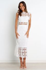 Lauren Dress - White | Petal & Pup (US)