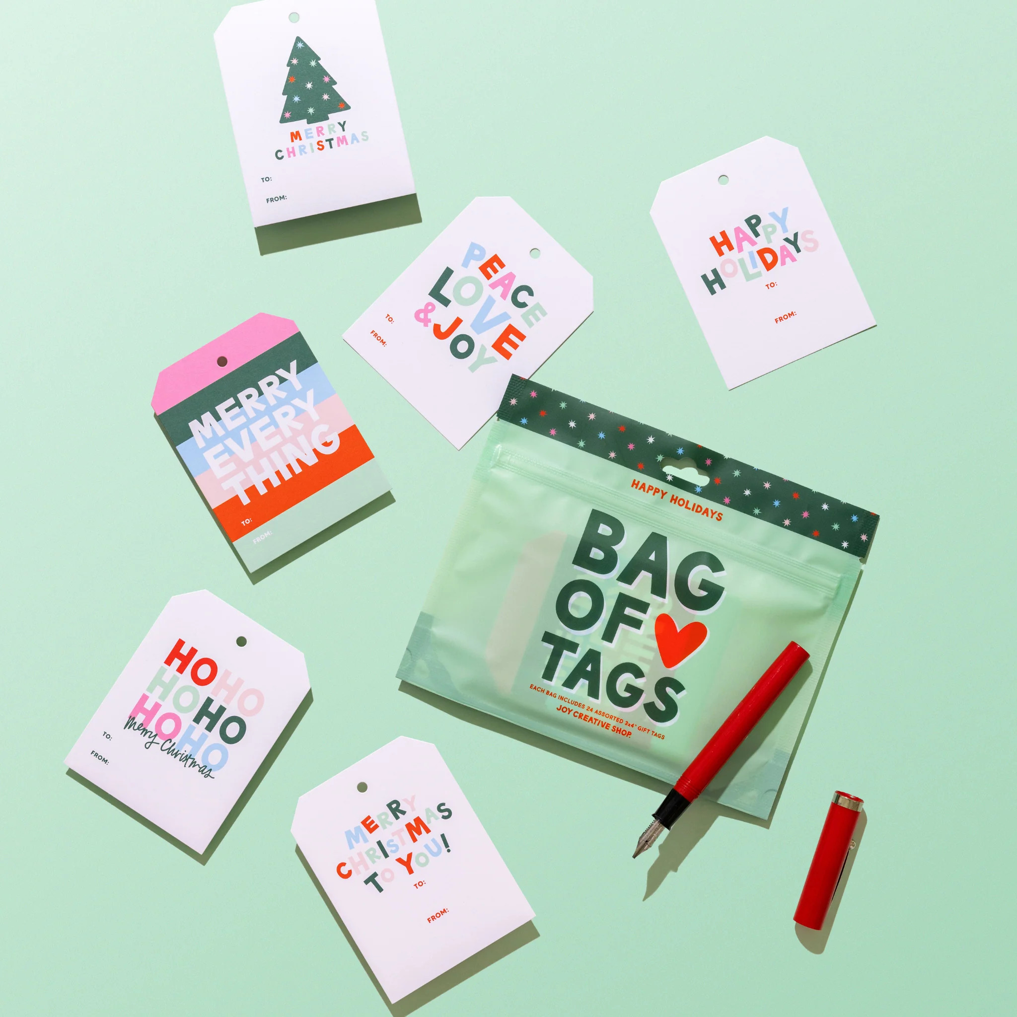 Holiday 2025 Bag of Tags | Joy Creative Shop