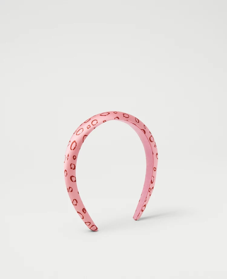 Leopard Print Padded Headband | Ann Taylor (US)