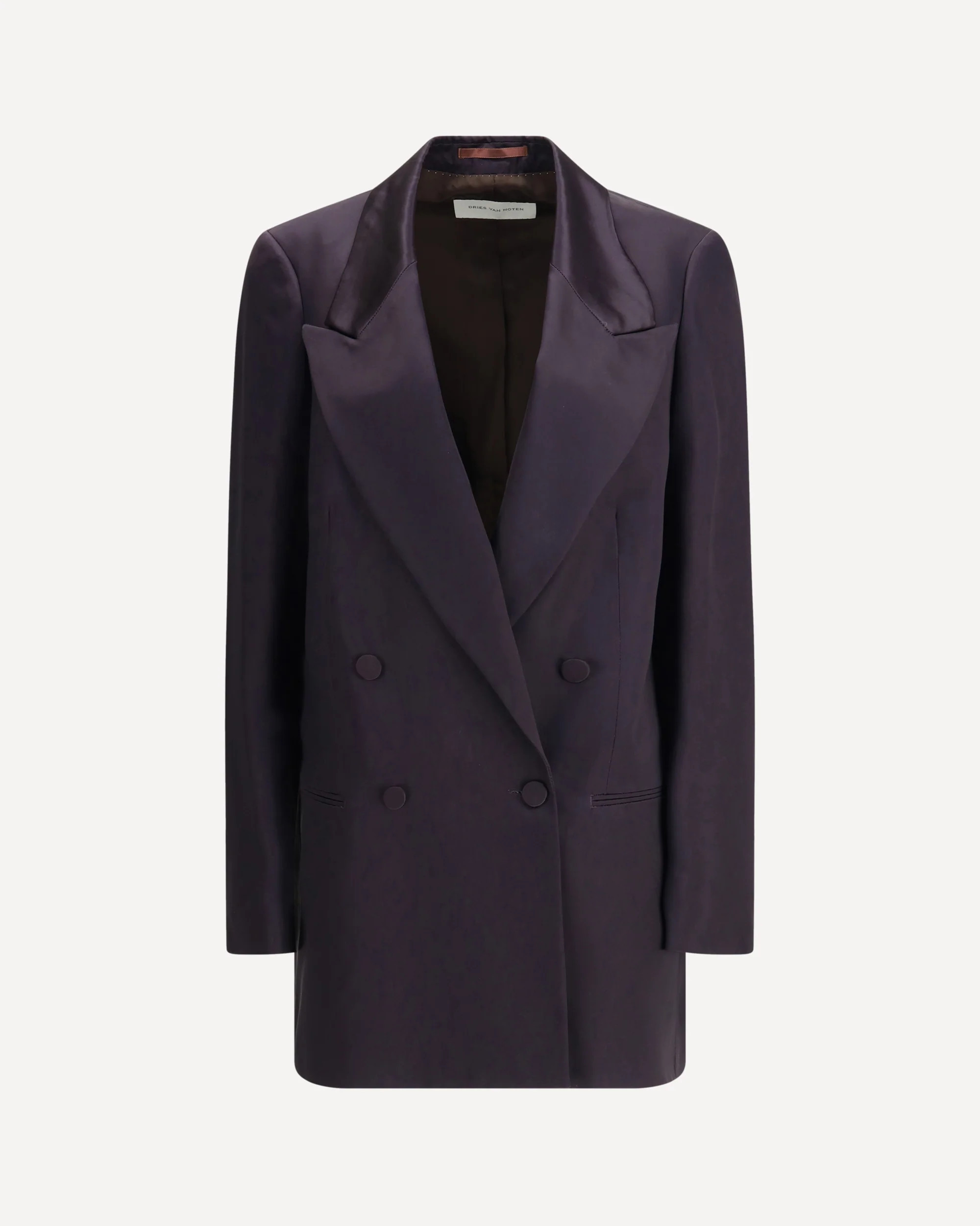 DRIES VAN NOTEN Double-Breasted Blink Blazer Female S | Base Blu
