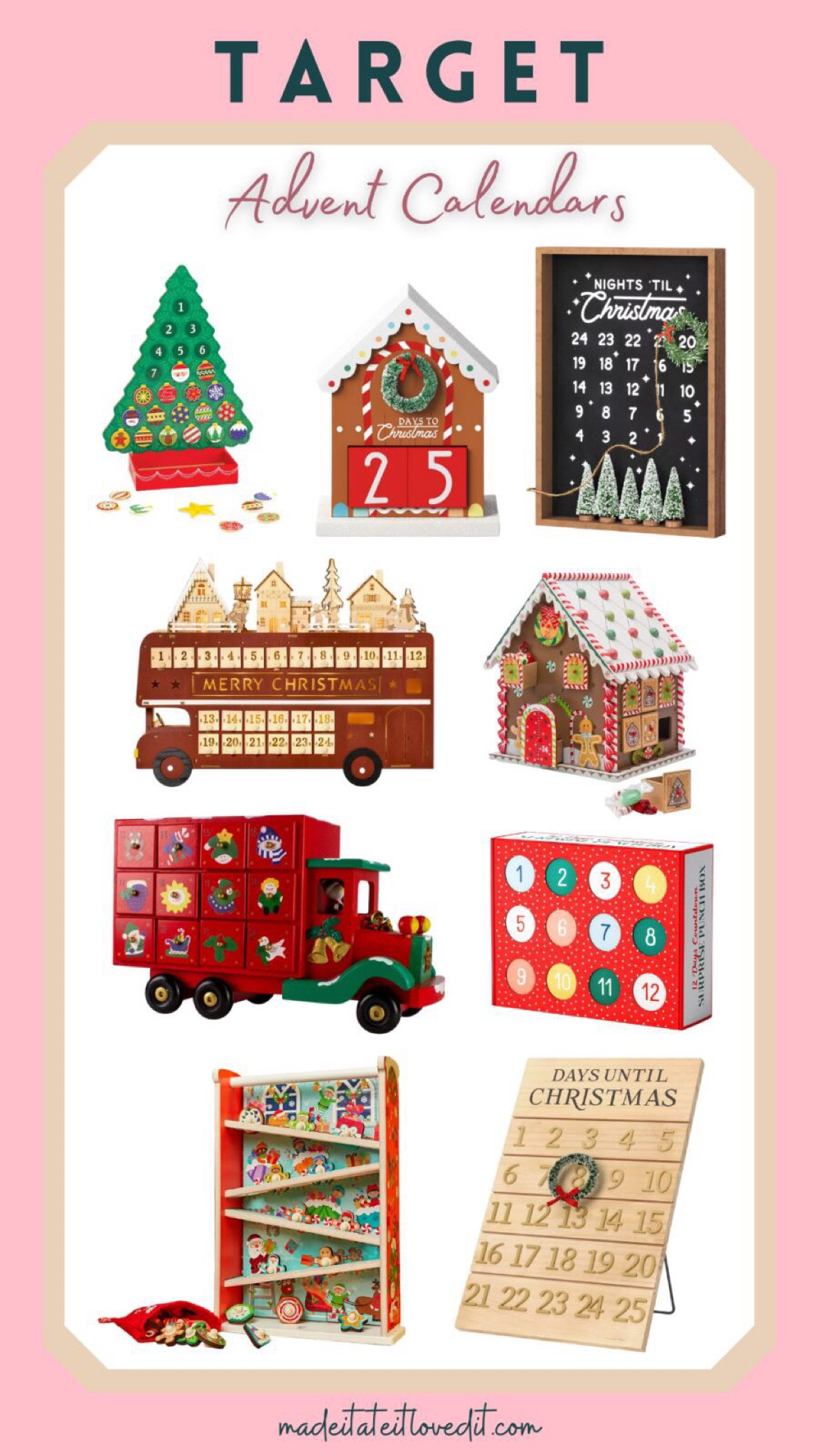HOMCOM Christmas Advent Calendar … curated on LTK