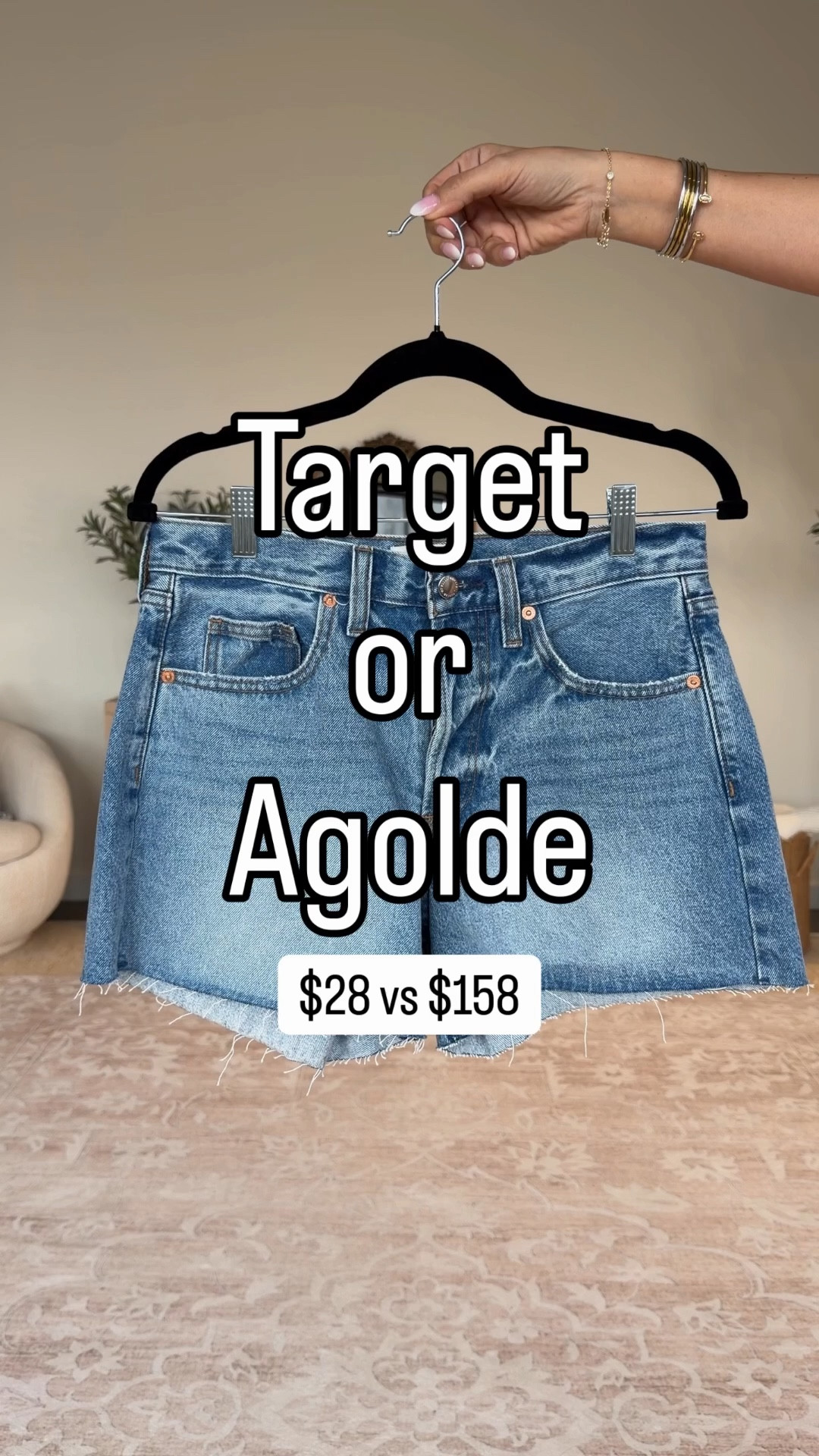 The BEST @Target  shorts that look so similar and feel similar to Agolde. You will be shocked! 
Wearing a size 4- go down if between 
Top- medium (size up) 

#LTKU #LTKTall #LTKootd 

#LTKootd