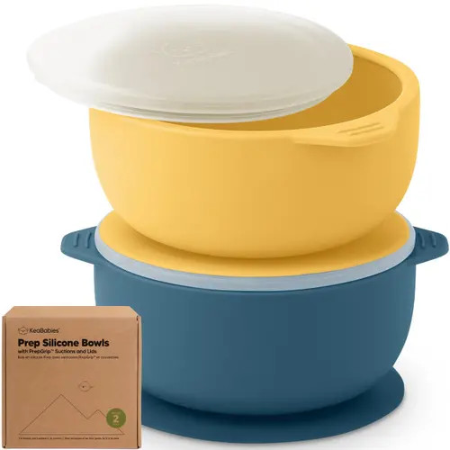 KeaBabies 2-Pack Silicone Suction Bowls in Valiant at Nordstrom | Nordstrom