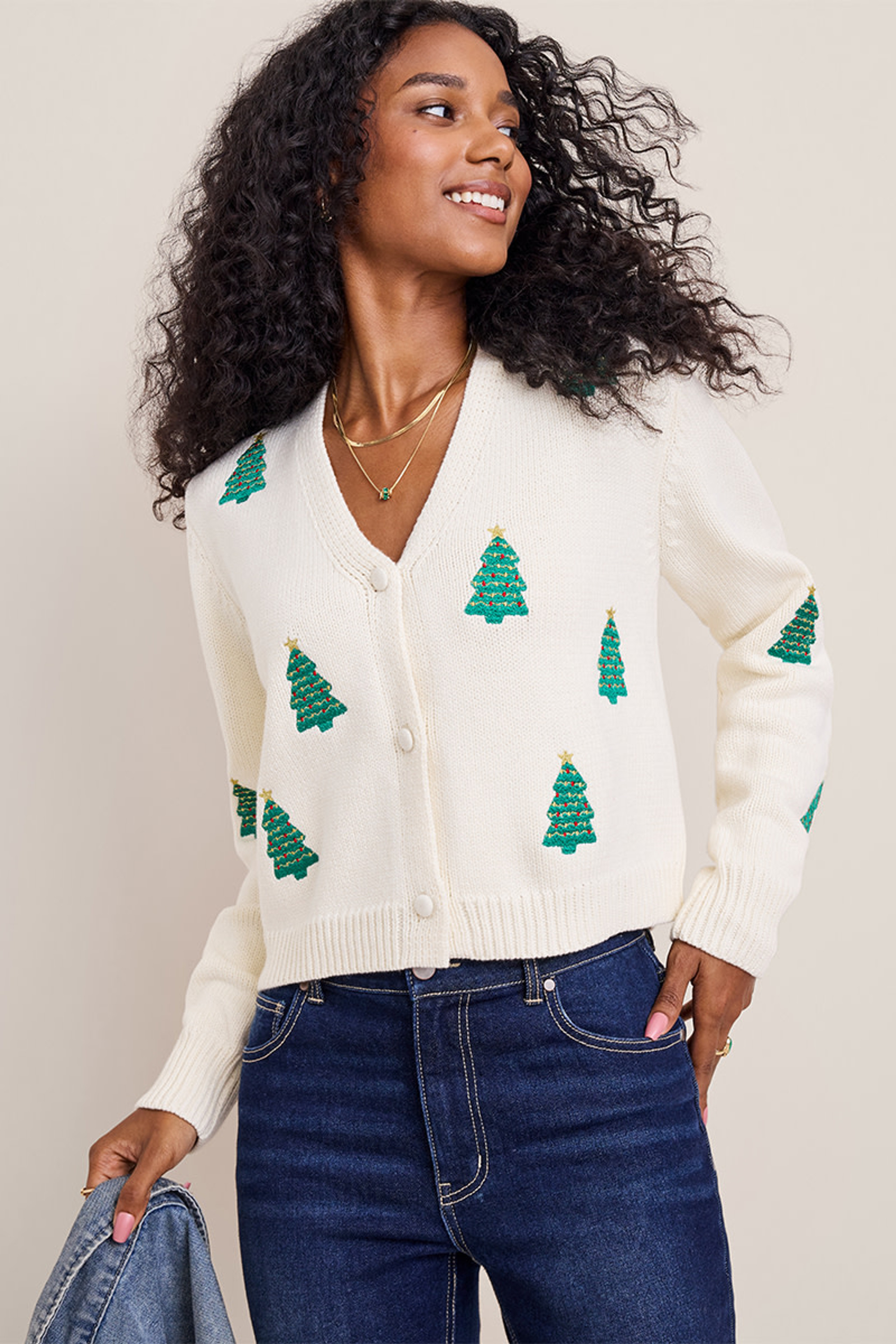 Christmas Tree Cardigan | Francesca's
