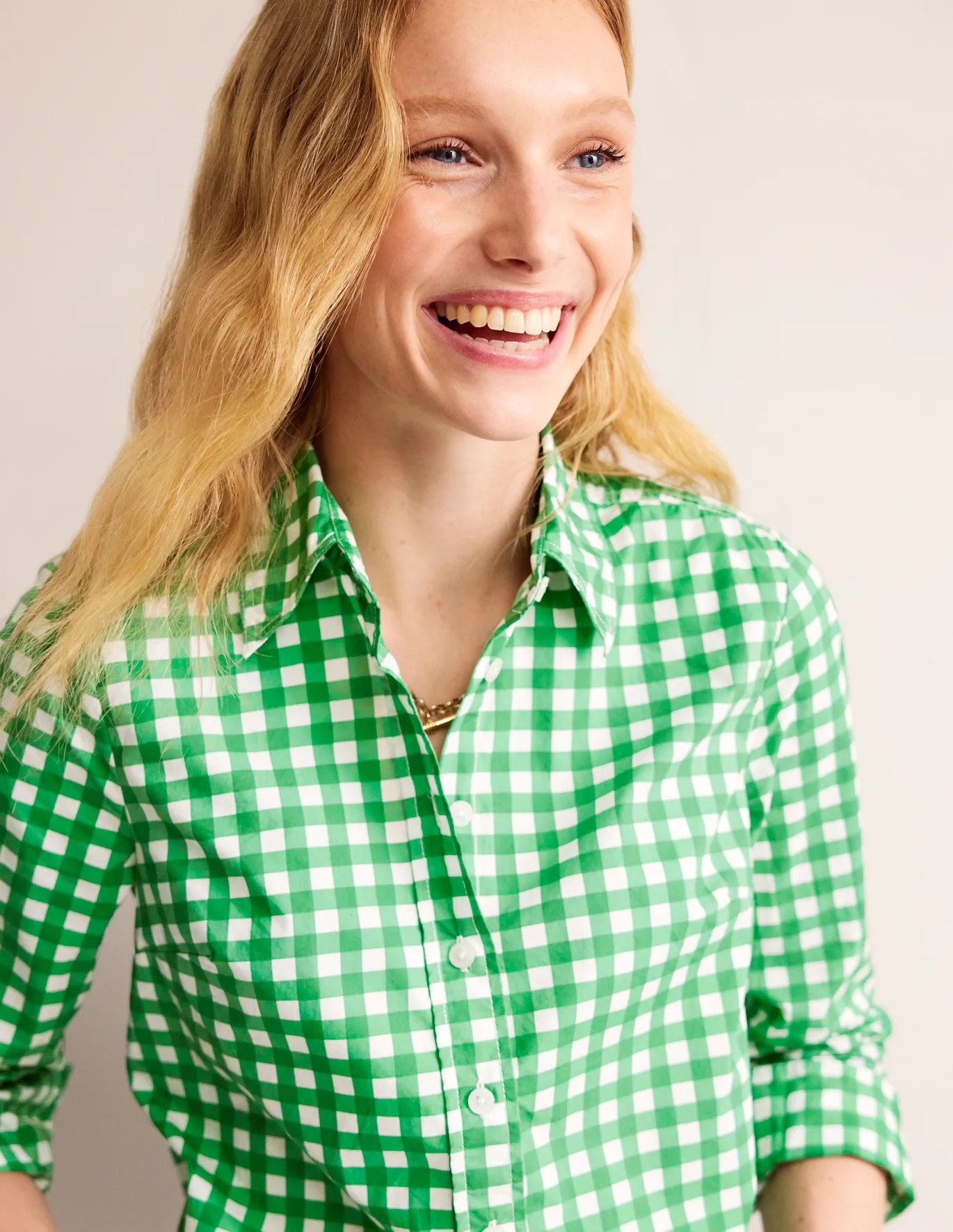 Green Gingham | Boden (US)