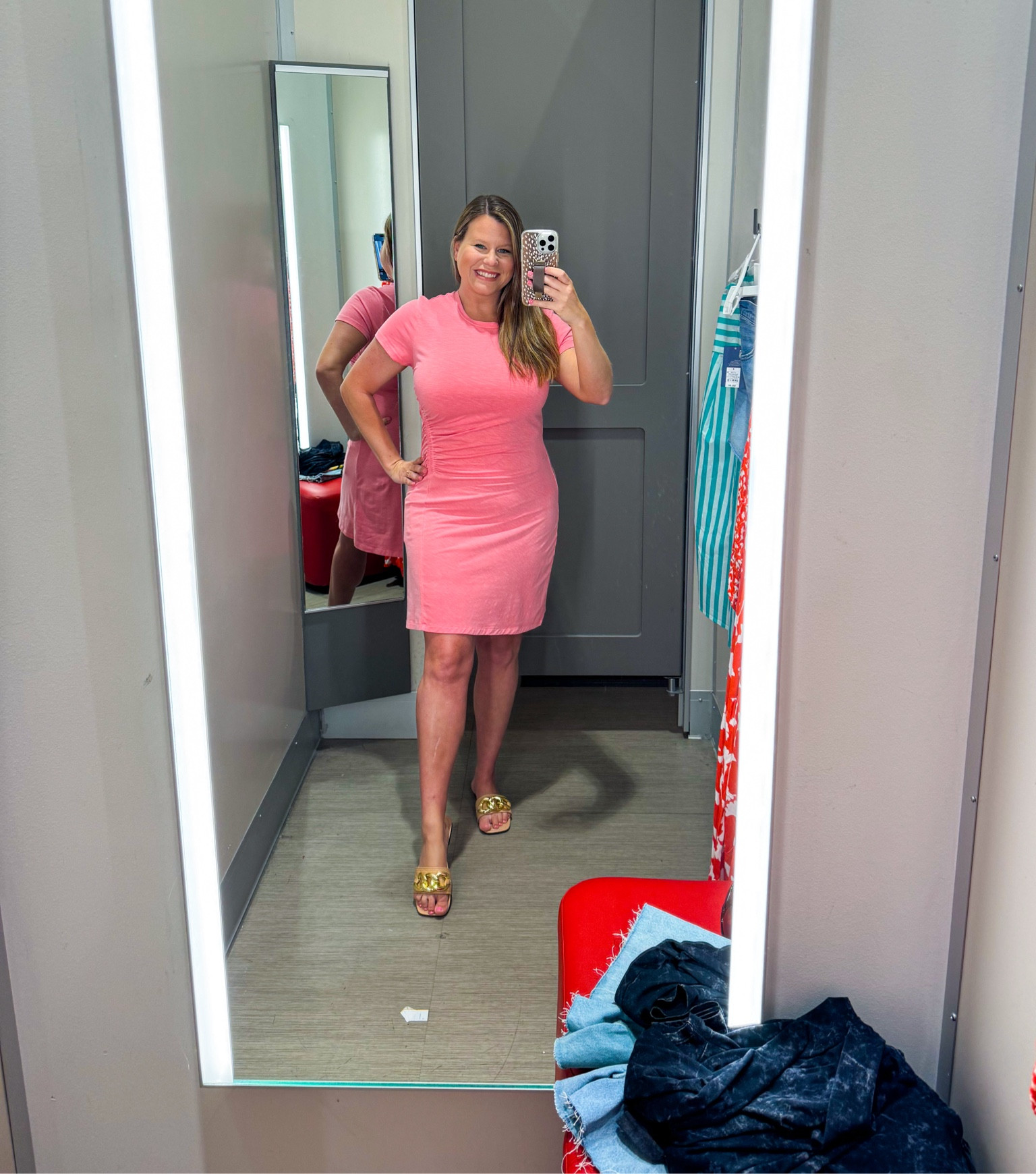 Spring Outfit | Casual Dresss
Love the Ruched detail on the side  

#LTKxTarget