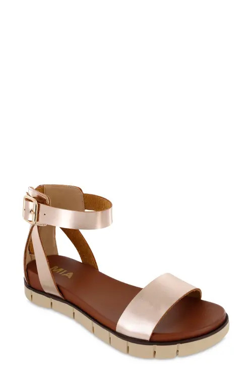 MIA Emilia Sandal in Rose Gold at Nordstrom, Size 8 | Nordstrom