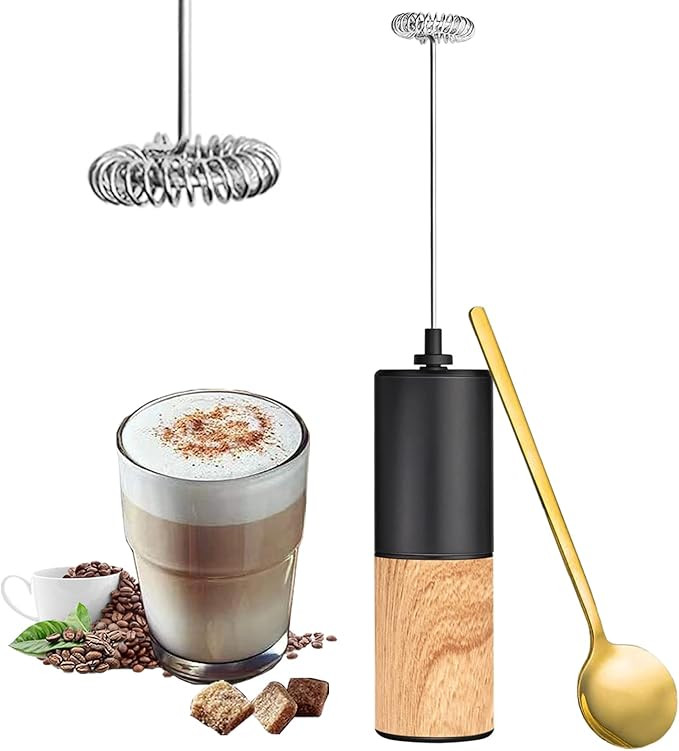 Amazon.com: Milk Frother Handheld Electric Whisk - Portable Multifunction Stainless Steel Coffee ... | Amazon (US)