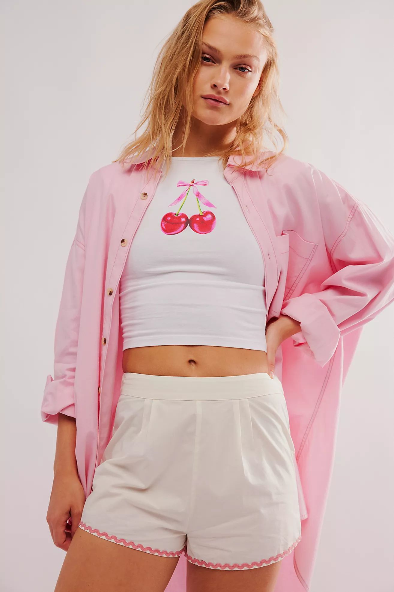 Parisian Cherries Tee | Free People (Global - UK&FR Excluded)