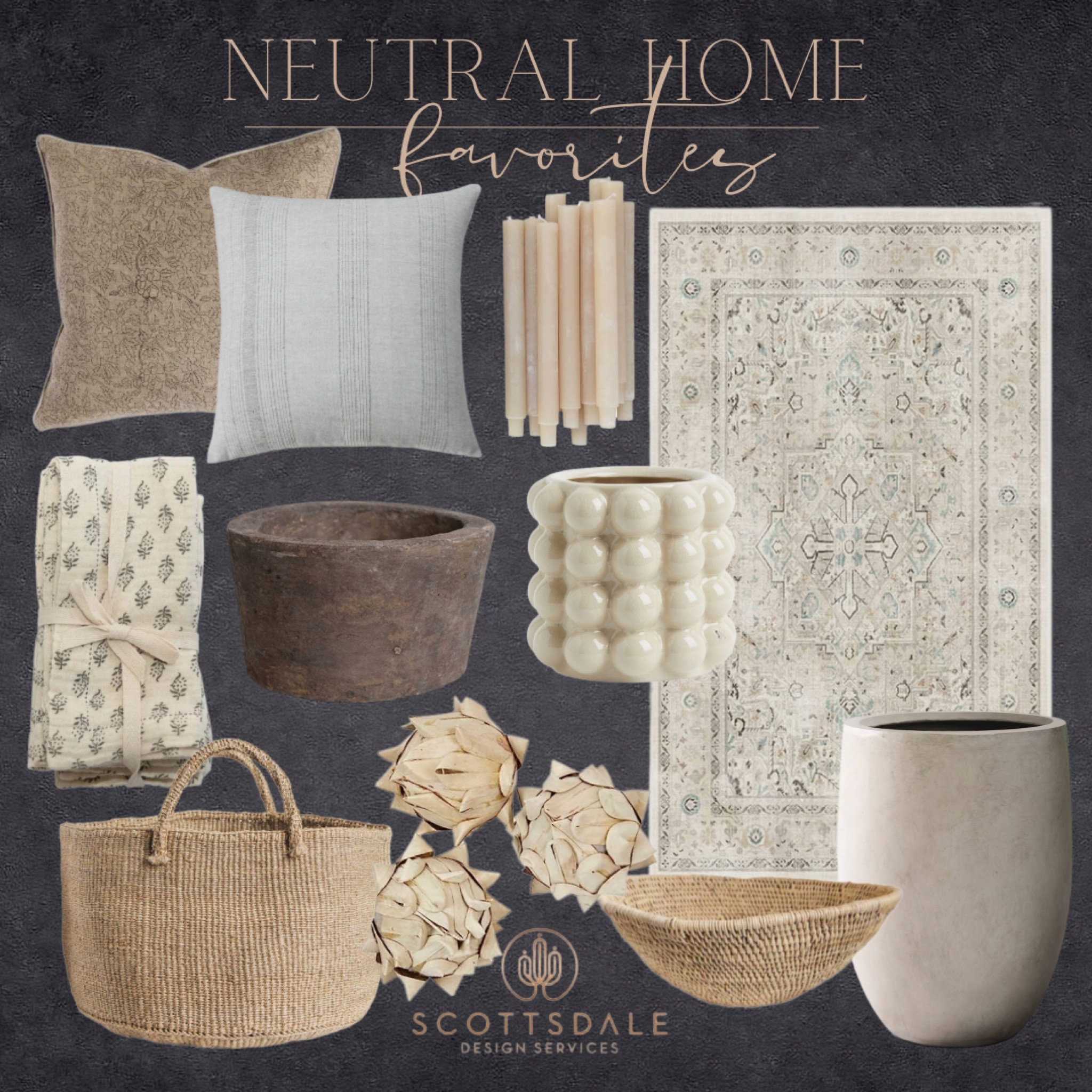 Neutral home favs!🤍

Home decor, washable rug, planter, basket, neutral decor, taper candles, artichoke, vase, bowl

#LTKunder50 #LTKFind #LTKhome