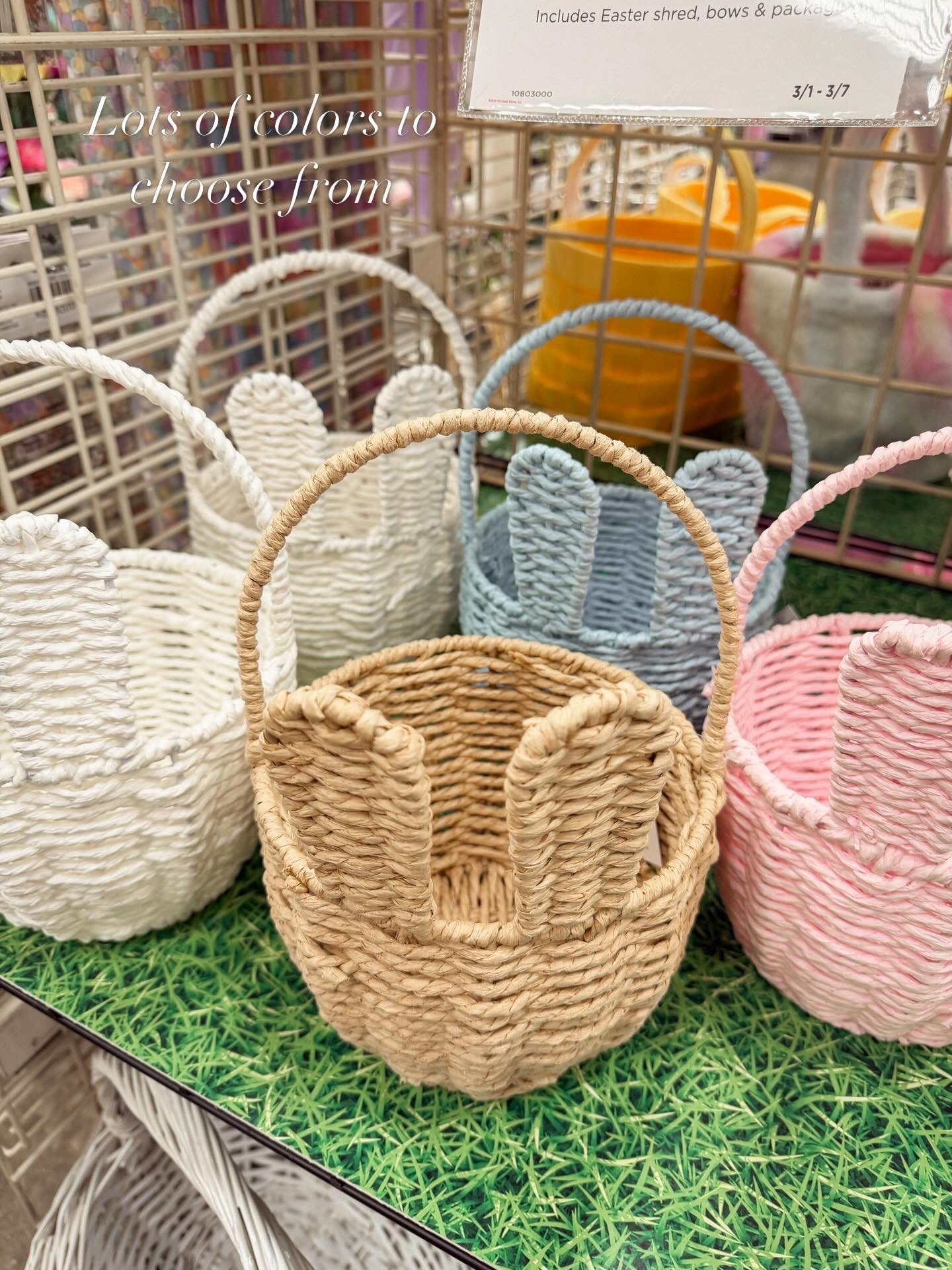 If you're still shopping Easter Baskets, I got you! These little bunny Easter baskets are so cute and come in so many colors 🐰 Perfect for Easter baskets, egg hunts, kids gifts, or spring decor. 

 #LTKSeasonal #LTKHome #LTKKids