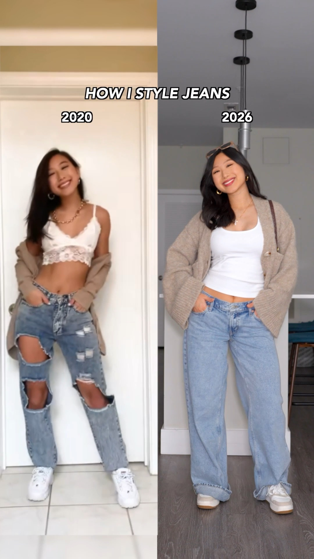 Low Rise Jeans: size 2
Off Shoulder Top: size S
Platform Converse Sneakers: 1/2-1 size down
Graphic Tee: Elevated Faith, can’t link (code: VANESSACHEN)
Tan Cardigan: size XS
Linking similar products

How to style, style tips, fashion tip, outfit idea, style transformation, mom outfit

#LTKootd #LTKmomlife #LTKgrwm