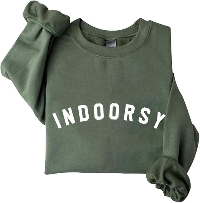 Indoorsy Sweatshirt Funny Sweatshirt | Amazon (US)