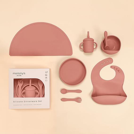Mommy's Ark 10-Piece Dinnerware Set: Food-Grade Essentials! Dishwasher-Safe Convenience: Bowl & S... | Amazon (US)