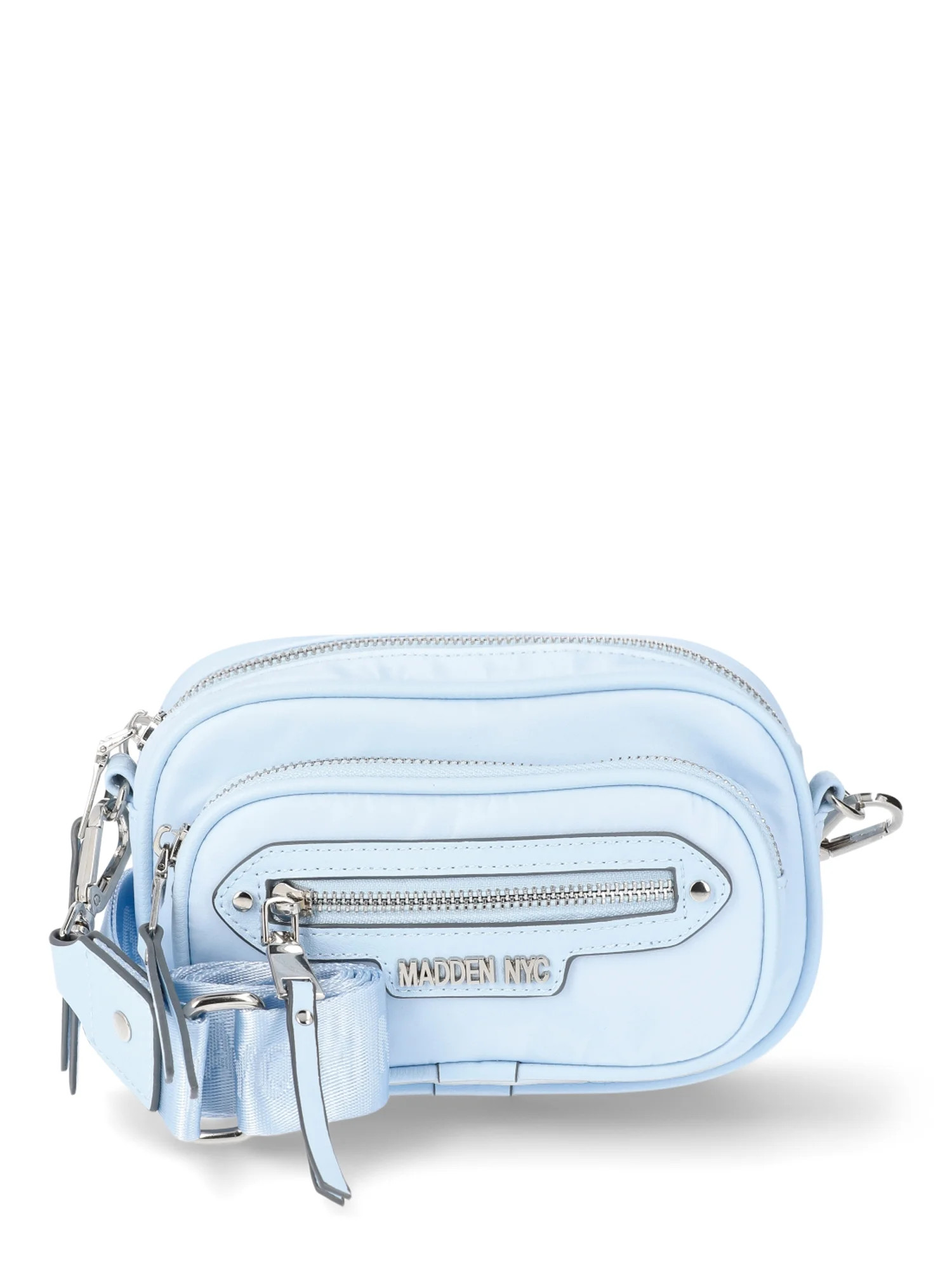 Madden NYC Women's Mini Convertible Crossbody Bag with Pouch, Pastel Blue - Walmart.com | Walmart (US)