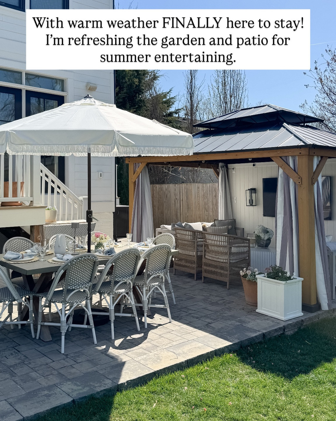 #Ad Getting the garden and outdoor spaces ready for summer—simple updates that make it feel more personal, functional, and easy to enjoy. Wayfair has been my go-to for planters, seating, and those finishing touches that pull everything together.

#WayfairPartner #wishyouwerehere #outdoor #Wayfair @wayfair

#LTKHome #LTKSaleAlert #LTKSeasonal