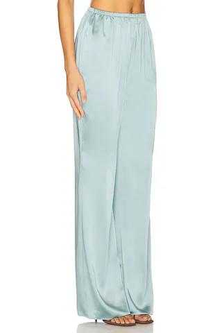 Viva Satin Pants in Frosted Sea | Revolve Clothing (Global)