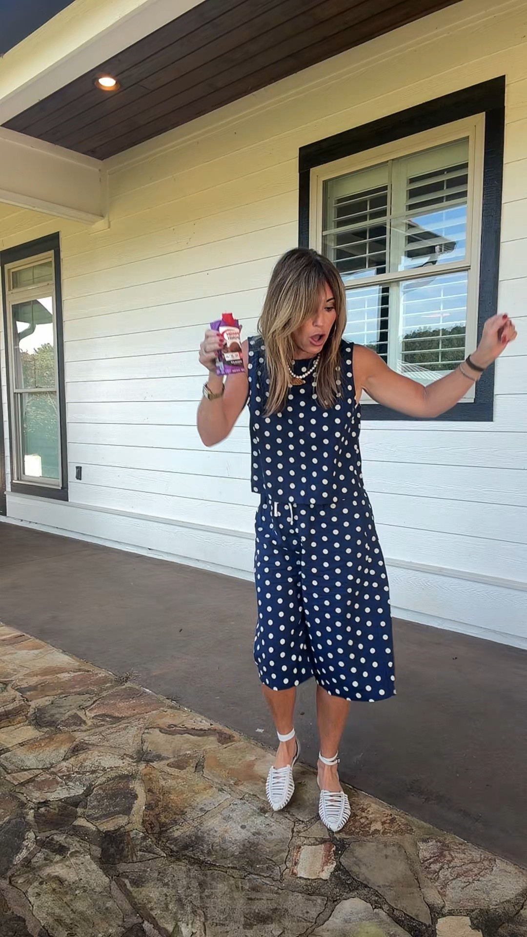 Couletts are making a come back! Wearing XS in top and bottom! 

Jorts | Gap | Polka Dot Set

#LTKootd #LTKdayinmylife #LTKOver40