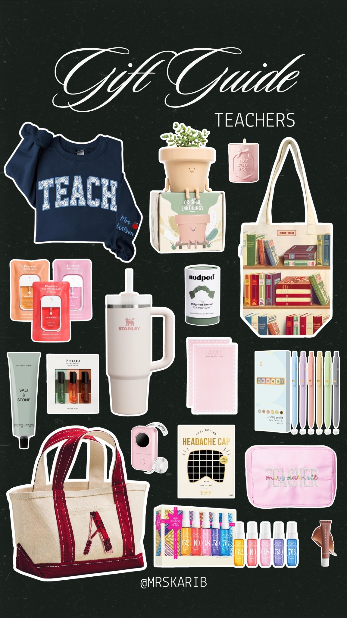 Gift guide for teachers! 

Gift guide, teacher gifts, gifts for teachers, teacher appreciation, teacher must haves, Christmas gifts, holiday presents 

#LTKHoliday #LTKGiftGuide #LTKSeasonal