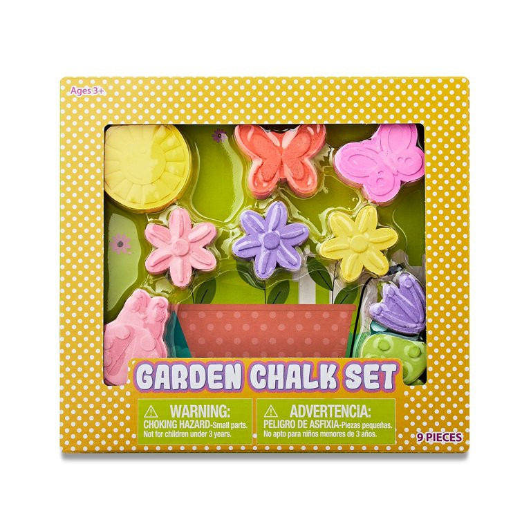 Easter Multicolor Garden Chalk Set, 9 Pieces, by Way To Celebrate | Walmart (US)