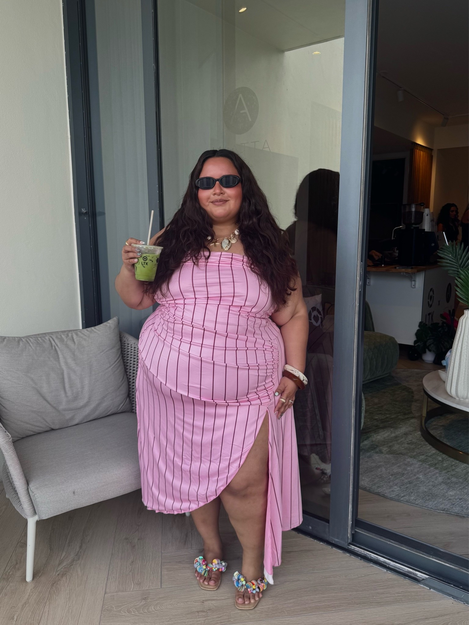 OOTD for LTK x @Attain Skincare at Miami Swim Week 🌞👙 Dress is Peppermayo and shoes are @Steve Madden US !!! Got the cutest gift bag 🫶🏻

#LTKSeasonal #LTKootd #LTKSwim