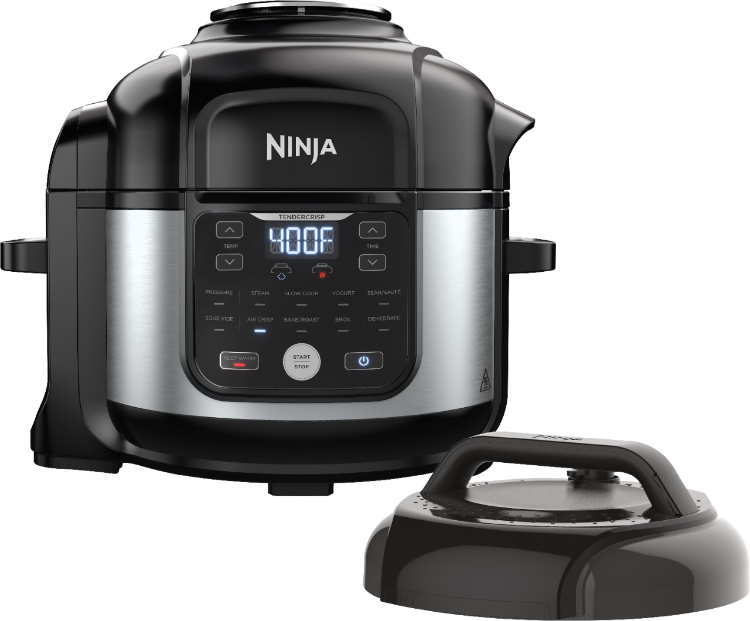 Ninja Foodi 11-in-1 6.5-qt Pro Pressure Cooker + Air Fryer with Stainless finish, FD302 Stainless... | Best Buy U.S.