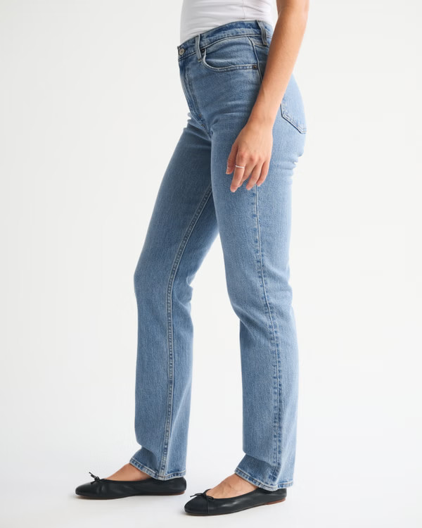 Ultra High Rise 90s Straight Jean | Abercrombie & Fitch (US)