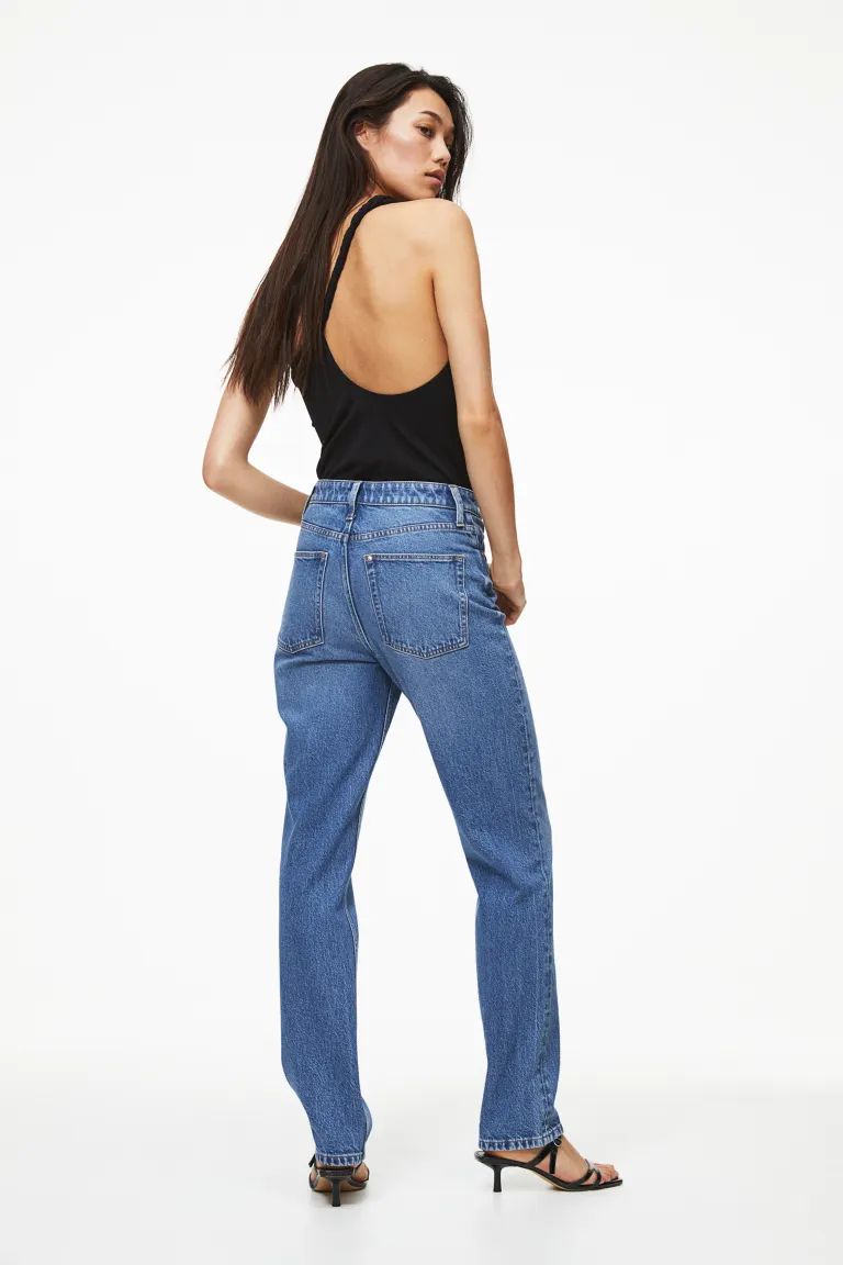 Slim Straight Ultra High Jeans | H&M (US + CA)