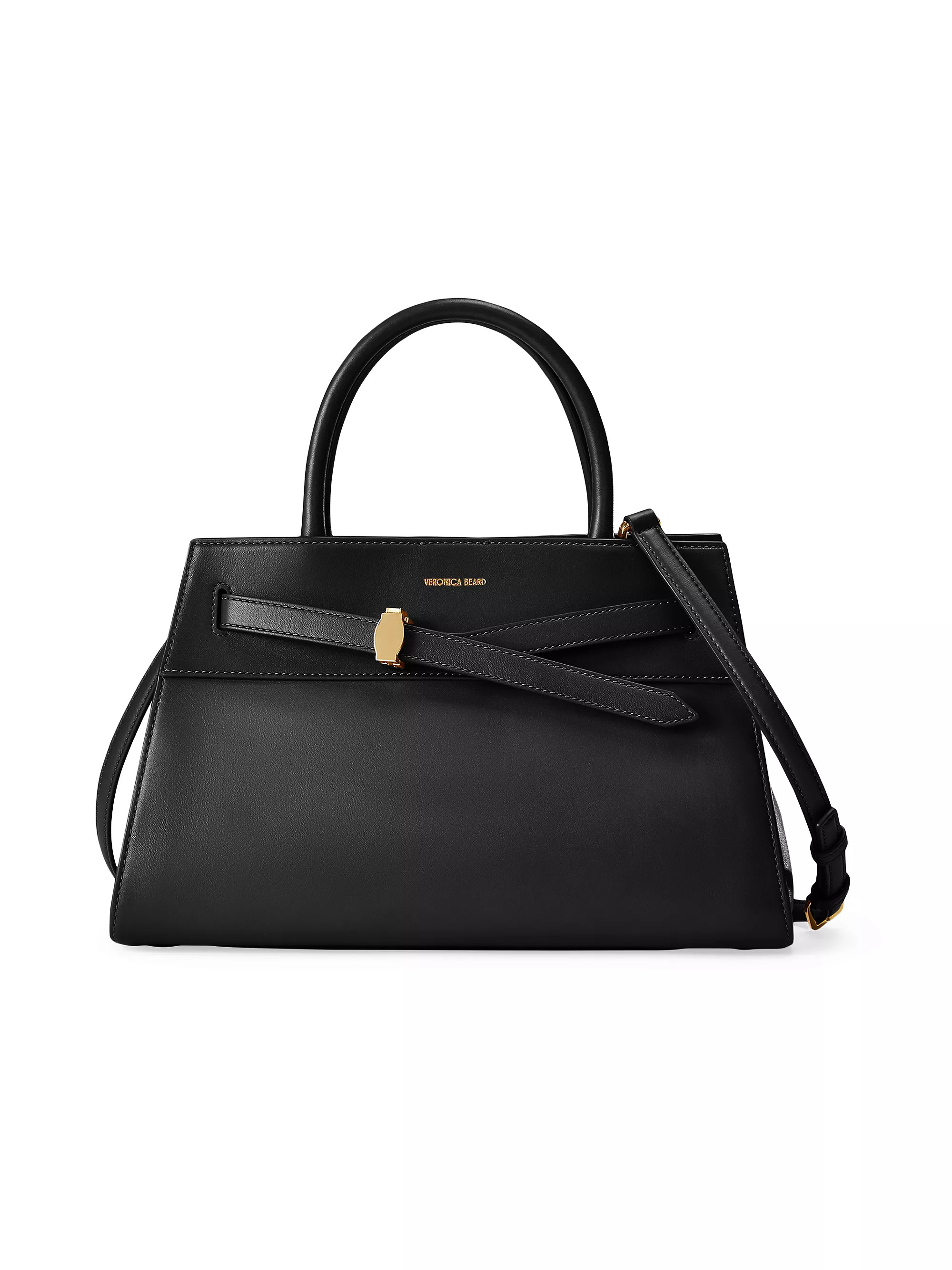 Small Veronica Beard Leather Top Handle Dash Bag | Saks Fifth Avenue