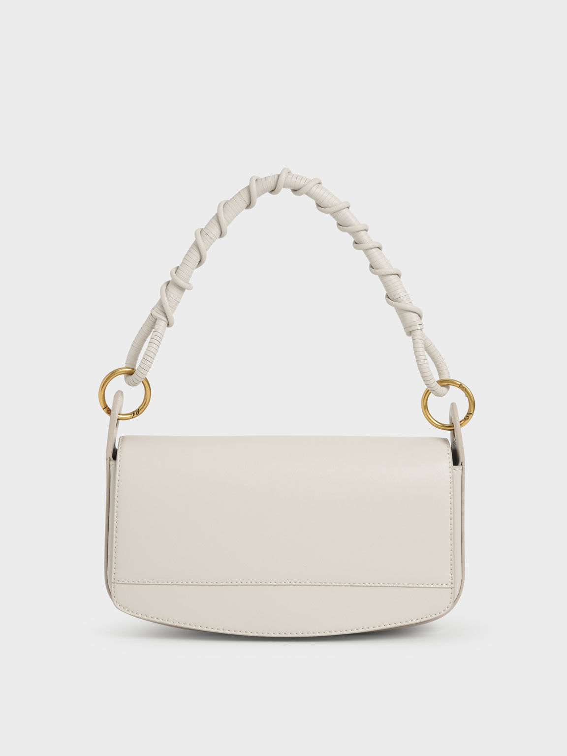 Coiled Top Handle Shoulder Bag
- Cream | CHARLES & KEITH (US)